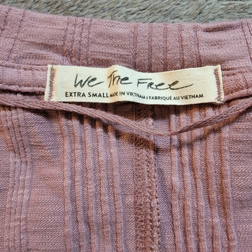 Free People Big Sur Tie Dye Long Sleeve Top Misty Mountain Size XS NEW $78 - Picture 2 of 5